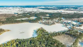 Wydminy i jezioro Wydmińskie z lotu ptaka, luty 2026 r. - zdjęcie 39