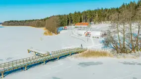 Wydminy i jezioro Wydmińskie z lotu ptaka, luty 2026 r. - zdjęcie 21