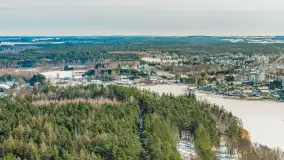 Wydminy i jezioro Wydmińskie z lotu ptaka, luty 2026 r. - zdjęcie 61