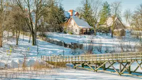 Wydminy i jezioro Wydmińskie z lotu ptaka, luty 2026 r. - zdjęcie 47