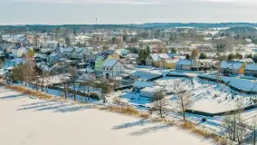 Wydminy i jezioro Wydmińskie z lotu ptaka, luty 2026 r. - zdjęcie 44