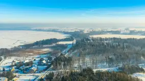 Mix ujęć z lotu ptaka w zimowej wersji Mazur - cz. 1 - zdjęcie 8