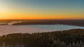 Mix ujęć z lotu ptaka w zimowej wersji Mazur - cz. 1 - zdjęcie 35