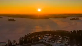 Mix ujęć z lotu ptaka w zimowej wersji Mazur - cz. 1 - zdjęcie 17