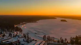 Mix ujęć z lotu ptaka w zimowej wersji Mazur - cz. 1 - zdjęcie 6
