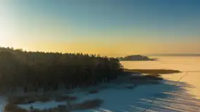 Mix ujęć z lotu ptaka w zimowej wersji Mazur - cz. 1 - zdjęcie 1