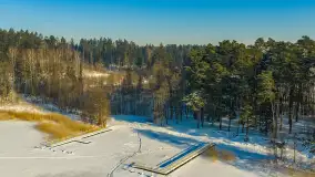 Mix ujęć z lotu ptaka w zimowej wersji Mazur - cz. 1 - zdjęcie 5