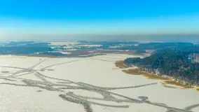 Mix ujęć z lotu ptaka w zimowej wersji Mazur - cz. 1 - zdjęcie 29