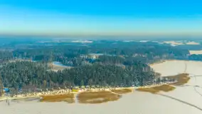 Mix ujęć z lotu ptaka w zimowej wersji Mazur - cz. 1 - zdjęcie 21