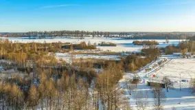 Mix ujęć z lotu ptaka w zimowej wersji Mazur - cz. 1 - zdjęcie 36