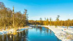 Mix ujęć z lotu ptaka w zimowej wersji Mazur - cz. 1 - zdjęcie 31