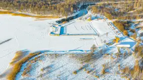 Mix ujęć z lotu ptaka w zimowej wersji Mazur - cz. 1 - zdjęcie 27