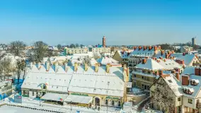 Mix ujęć z lotu ptaka w zimowej wersji Mazur - cz. 2 - zdjęcie 11