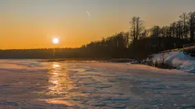 Mix ujęć z lotu ptaka w zimowej wersji Mazur - cz. 2 - zdjęcie 2