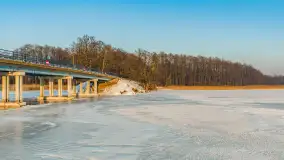 Mix ujęć z lotu ptaka w zimowej wersji Mazur - cz. 2 - zdjęcie 8