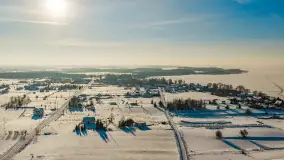 Mix ujęć z lotu ptaka w zimowej wersji Mazur - cz. 2 - zdjęcie 6