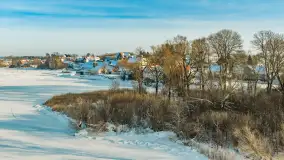 Mix ujęć z lotu ptaka w zimowej wersji Mazur - cz. 2 - zdjęcie 7