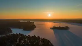 Mix ujęć z lotu ptaka w zimowej wersji Mazur - cz. 2 - zdjęcie 41