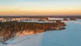 Mix ujęć z lotu ptaka w zimowej wersji Mazur - cz. 2 - zdjęcie 24