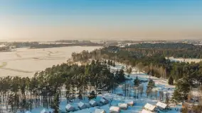 Mix ujęć z lotu ptaka w zimowej wersji Mazur - cz. 2 - zdjęcie 40