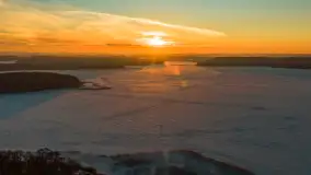 Mix ujęć z lotu ptaka w zimowej wersji Mazur - cz. 2 - zdjęcie 32