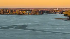 Przedwiośnie z drona, jezioro Kisajno, marzec 2026 r. - zdjęcie 11