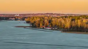 Przedwiośnie z drona, jezioro Kisajno, marzec 2026 r. - zdjęcie 3