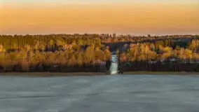 Przedwiośnie z drona, jezioro Kisajno, marzec 2026 r. - zdjęcie 14