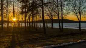 Przedwiośnie z drona, jezioro Kisajno, marzec 2026 r. - zdjęcie 12