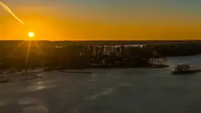 Przedwiośnie z drona, jezioro Kisajno, marzec 2026 r. - zdjęcie 17