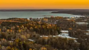 Przedwiośnie z drona, jezioro Kisajno, marzec 2026 r. - zdjęcie 57