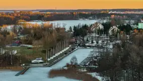 Przedwiośnie z drona, jezioro Kisajno, marzec 2026 r. - zdjęcie 27