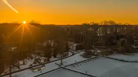 Przedwiośnie z drona, jezioro Kisajno, marzec 2026 r. - zdjęcie 29