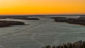 Przedwiośnie z drona, jezioro Kisajno, marzec 2026 r. - zdjęcie 38