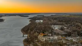 Przedwiośnie z drona, jezioro Kisajno, marzec 2026 r. - zdjęcie 45