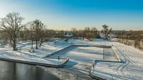 Mix ujęć z lotu ptaka w zimowej wersji Mazur - cz. 3 - zdjęcie 44