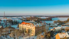 Mix ujęć z lotu ptaka w zimowej wersji Mazur - cz. 3 - zdjęcie 2