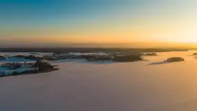 Mix ujęć z lotu ptaka w zimowej wersji Mazur - cz. 3 - zdjęcie 22