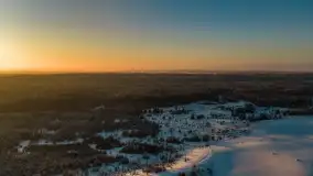 Mix ujęć z lotu ptaka w zimowej wersji Mazur - cz. 3 - zdjęcie 9