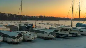 Mix ujęć z lotu ptaka w zimowej wersji Mazur - cz. 3 - zdjęcie 31