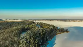 Mix ujęć z lotu ptaka w zimowej wersji Mazur - cz. 3 - zdjęcie 26