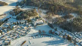 Mix ujęć z lotu ptaka w zimowej wersji Mazur - cz. 3 - zdjęcie 32