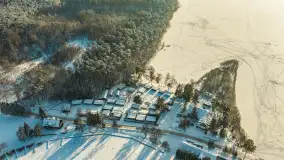 Mix ujęć z lotu ptaka w zimowej wersji Mazur - cz. 3 - zdjęcie 46