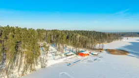 Mix ujęć z lotu ptaka w zimowej wersji Mazur - cz. 3 - zdjęcie 35