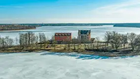 Przedwiośnie w Ełku z drona, okolice ulicy Zamkowej, marzec 2026 r. - zdjęcie 47