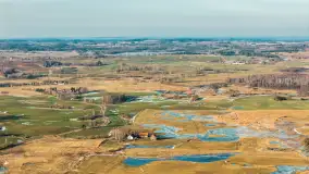 Przedwiośnie nad jeziorami przy wsi Klusy, marzec 2026 r. - zdjęcie 19