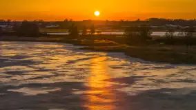 Przedwiośnie o zachodzie słońca nad jeziorem Kruklin, marzec 2026 r. - zdjęcie 21