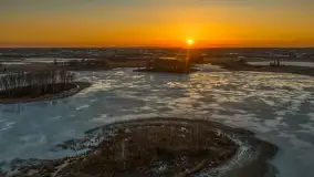 Przedwiośnie o zachodzie słońca nad jeziorem Kruklin, marzec 2026 r. - zdjęcie 43