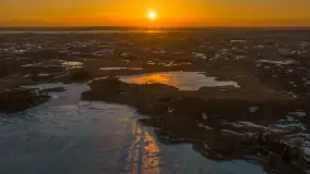 Przedwiośnie o zachodzie słońca nad jeziorem Kruklin, marzec 2026 r. - zdjęcie 6