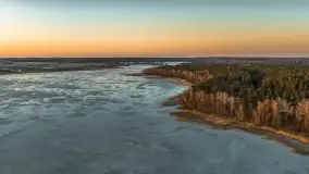 Przedwiośnie o zachodzie słońca nad jeziorem Kruklin, marzec 2026 r. - zdjęcie 28